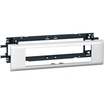 Суппорт LEGRAND Mosaic - для кабель-каналов DLP с шириной крышки 65 мм - 8 модулей, белый