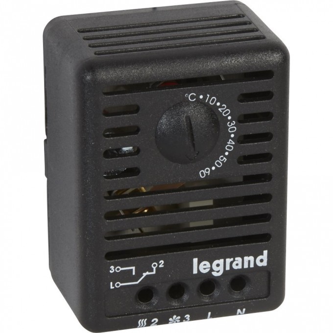 Термостат LEGRAND для шкафов/настенных шкафов XL-VDI 19' - 5-60°C , 12 или 250 В черный 034848 Термостат LEGRAND для шкафов/настенных шкафов XL-VDI 19' - 5-60°C , 12 или 250 В черный 034848