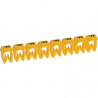 Маркер LEGRAND CAB 3 для кабеля 0,15-0,5 мм² заглавная буква F