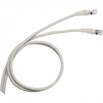 Шнур коммутационный LEGRAND RJ 45 категория 5е F/UTP PVC не экранированный 1 м серый