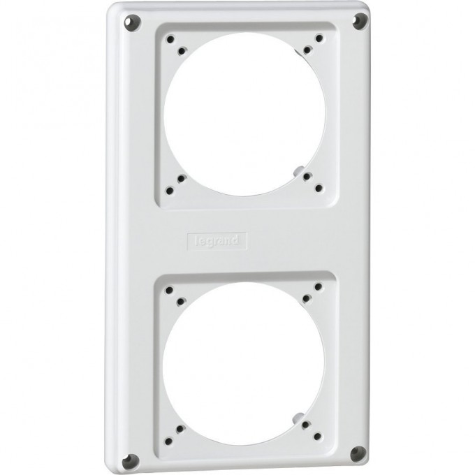 Лицевая панель LEGRAND P17 Tempra Pro 220x125 2 розетки 16 A белый 057713 Лицевая панель LEGRAND P17 Tempra Pro 220x125 2 розетки 16 A белый 057713