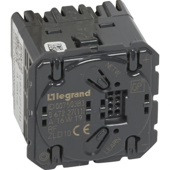 Светорегулятор-радиоприемник LEGRAND MyHome Play Zigbee Celiane без N 8-300Вт
