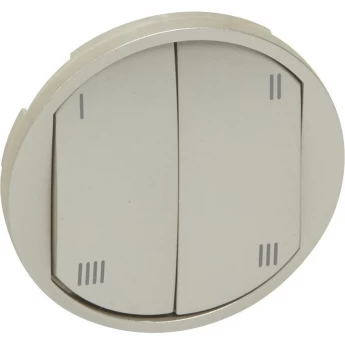 Клавиша LEGRAND MyHome Play Zigbee для управляющего 4-сценарного выключателя титан Клавиша LEGRAND MyHome Play Zigbee для управляющего 4-сценарного выключателя титан