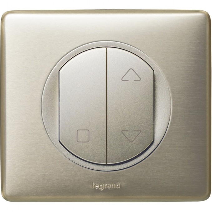 Клавиша управляющего устройства MyHome Play Zigbee для жалюзи титан 068495 Клавиша управляющего устройства MyHome Play Zigbee для жалюзи титан 068495