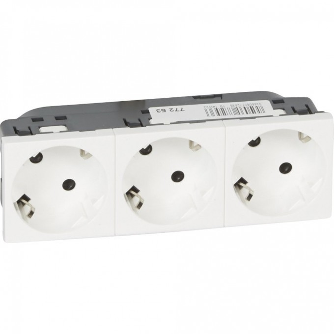 Розетка LEGRAND 3 x 2К+3 под углом 45° Программа Mosaic стандартная белый 077253 Розетка LEGRAND 3 x 2К+3 под углом 45° Программа Mosaic стандартная белый 077253