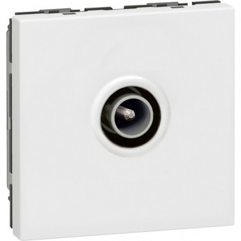 Штекер LEGRAND Mosaic TV диаметр 9,52 белый