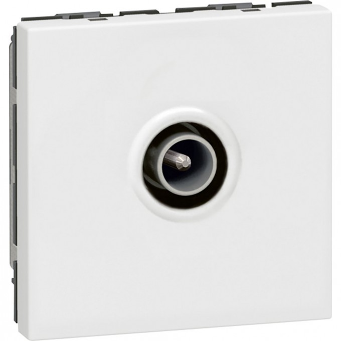 Штекер LEGRAND Mosaic TV диаметр 9,52 белый 078782 Штекер LEGRAND Mosaic TV диаметр 9,52 белый 078782