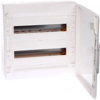 Распределительный щиток LEGRAND XL3 125 - с белой дверью - 2 ряда - 36 модулей - 450х450х128 мм, белый