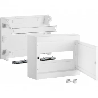 Накладной распределительный щит LEGRAND Nedbox с белой дверью 1 рейка х 12 (+1) модулей