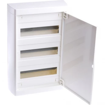 Накладной распределительный щит LEGRAND Nedbox с металлической дверью 3 рейки х 12 (+1) модулей