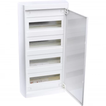 Накладной распределительный щит LEGRAND Nedbox с металлической дверью 4 рейки х 12 (+1) модулей