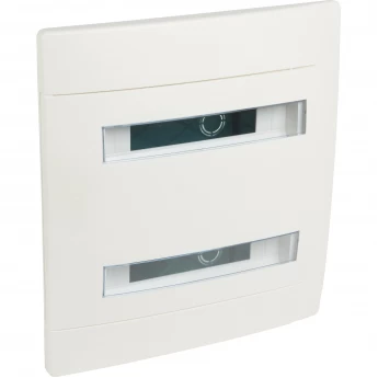 Распределительный щиток LEGRAND скрытого монтажа Practibox - с шинами PE + N - 2 рейки х 12 модулей, белый