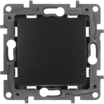 Переключатель одноклавишный LEGRAND Etika автоматические клеммы 10 AX 250 В антрацит Переключатель одноклавишный LEGRAND Etika автоматические клеммы 10 AX 250 В антрацит