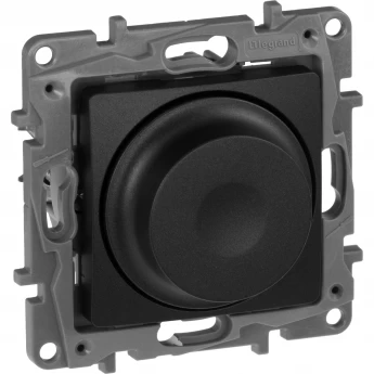 Светорегулятор LEGRAND поворотный без нейтрали 300Вт Etika антрацит