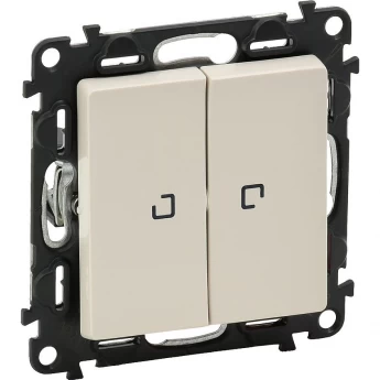 Переключатель LEGRAND Valena LIFE двухклавишный 10АХ 250В с подсветкой с лицевой панелью слоновая кость Переключатель LEGRAND Valena LIFE двухклавишный 10АХ 250В с подсветкой с лицевой панелью слоновая кость