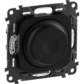 Светорегулятор LEGRAND Valena ALLURE с поворотной ручкой универсальный 300Вт без нейтрали с лицевой панелью антрацит Светорегулятор LEGRAND Valena ALLURE с поворотной ручкой универсальный 300Вт без нейтрали с лицевой панелью антрацит