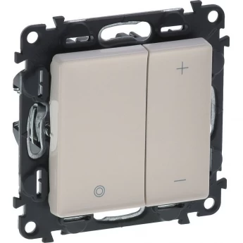 Светорегулятор LEGRAND Valena LIFE кнопочный универсальный 400Вт без нейтрали с лицевой панелью цвет слоновая кость Светорегулятор LEGRAND Valena LIFE кнопочный универсальный 400Вт без нейтрали с лицевой панелью цвет слоновая кость
