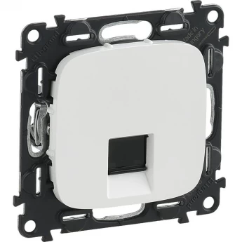 Розетка LEGRAND Valena ALLURE информационная одиночная RJ45 кат.5е UTP с лицевой панелью белый Розетка LEGRAND Valena ALLURE информационная одиночная RJ45 кат.5е UTP с лицевой панелью белый