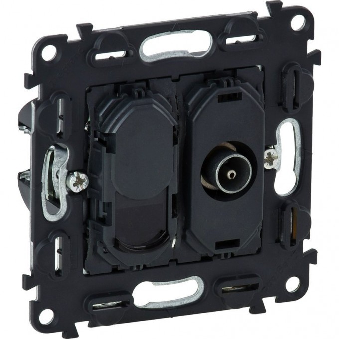 Розетка LEGRAND Valena IN'MATIC TV "звезда"/RJ45 Кат.6 UTP 753055 Розетка LEGRAND Valena IN'MATIC TV "звезда"/RJ45 Кат.6 UTP 753055