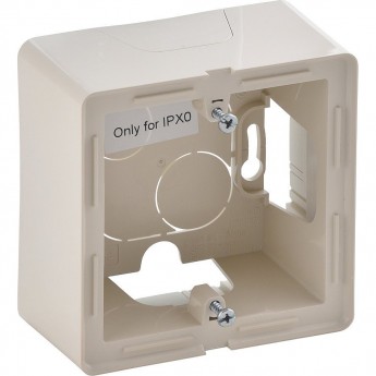 Коробка LEGRAND Valena LIFE для накладного монтажа 1-постовая слоновая кость