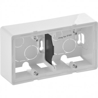 Коробка LEGRAND Valena LIFE для накладного монтажа 2-постовая белый