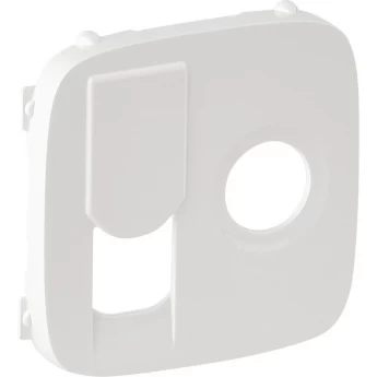 Лицевая панель LEGRAND Valena ALLURE для розетки TV-RJ45 белая Лицевая панель LEGRAND Valena ALLURE для розетки TV-RJ45 белая