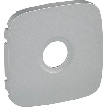 Лицевая панель LEGRAND Valena ALLURE для розеток ТВ алюминий Лицевая панель LEGRAND Valena ALLURE для розеток ТВ алюминий