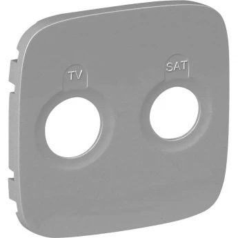 Лицевая панель LEGRAND Valena ALLURE для розеток TV-SAT алюминий Лицевая панель LEGRAND Valena ALLURE для розеток TV-SAT алюминий