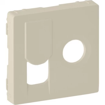Лицевая панель LEGRAND Valena LIFE для розетки TV-RJ45 слоновая кость Лицевая панель LEGRAND Valena LIFE для розетки TV-RJ45 слоновая кость
