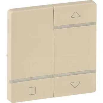 Лицевая панель LEGRAND Valena LIFE MyHome Play Zigbee для радиоприемного выключателя для приводов жалюзи/рольставень слоновая кость