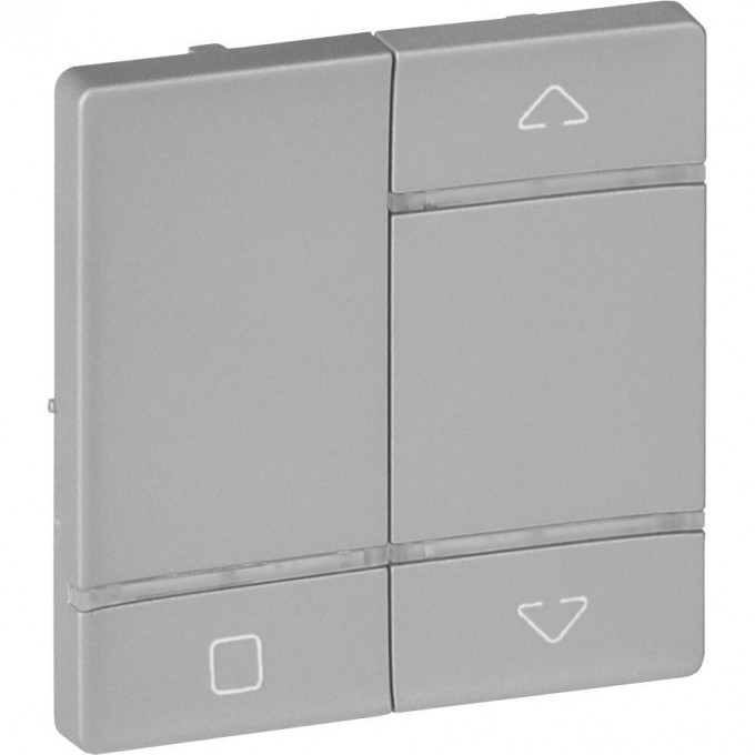 Лицевая панель LEGRAND Valena LIFE MyHome Play Zigbee для радиоуправляющего устройства управления жалюзи/рольставень алюминий 754834 Лицевая панель LEGRAND Valena LIFE MyHome Play Zigbee для радиоуправляющего устройства управления жалюзи/рольставень алюминий 754834