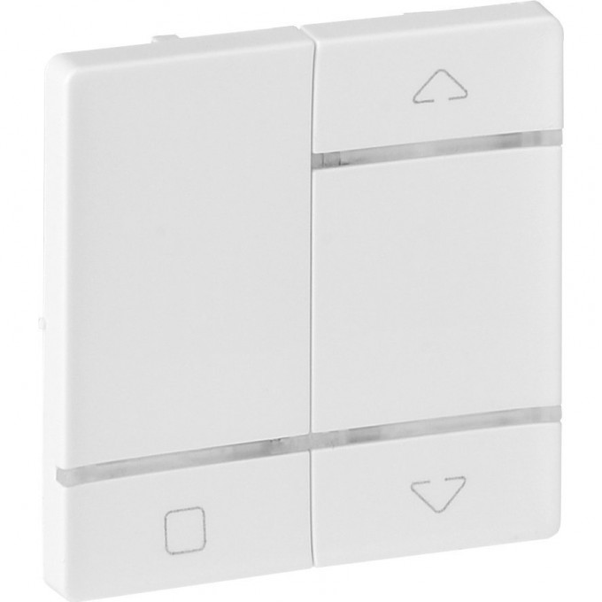 Лицевая панель LEGRAND Valena LIFE MyHome Play Zigbee для радиоуправляющего устройства управления жалюзи/рольставень белая 754824 Лицевая панель LEGRAND Valena LIFE MyHome Play Zigbee для радиоуправляющего устройства управления жалюзи/рольставень белая 754824