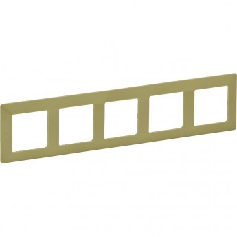 Рамка LEGRAND Valena LIFE "Лайм", 5-постовая универсальная, зеленый Рамка LEGRAND Valena LIFE "Лайм", 5-постовая универсальная, зеленый