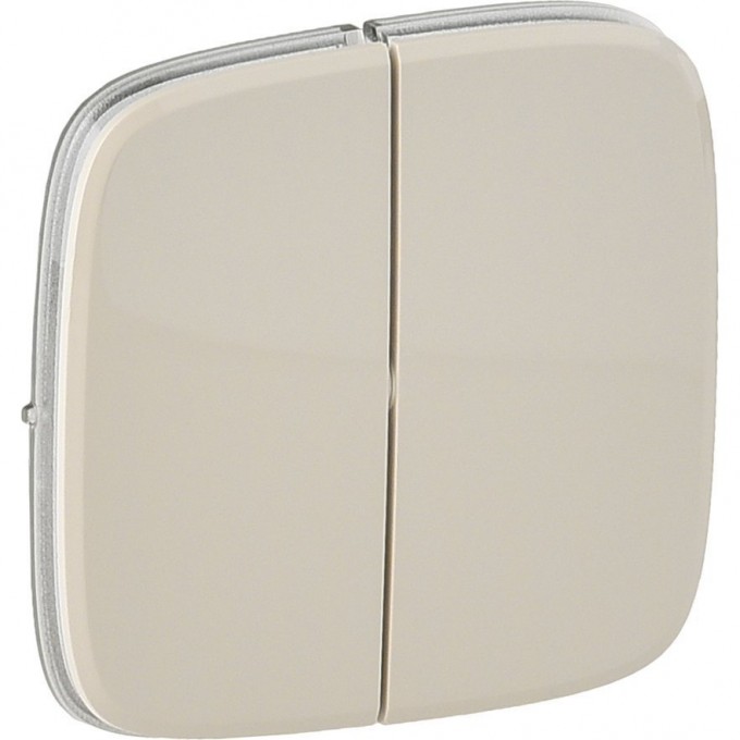 Лицевая панель LEGRAND Valena ALLURE для двухклавишного выключателя слоновая кость 755026 Лицевая панель LEGRAND Valena ALLURE для двухклавишного выключателя слоновая кость 755026