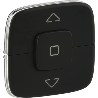 Лицевая панель LEGRAND Valena ALLURE для выключателя жалюзи и рольставней антрацит