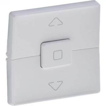 Лицевая панель LEGRAND Valena LIFE для выключателя жалюзи и рольставней белая