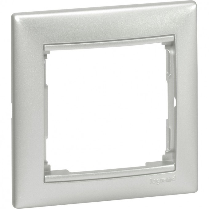 Рамка LEGRAND Valena 1 пост алюминий 770151 Рамка LEGRAND Valena 1 пост алюминий 770151