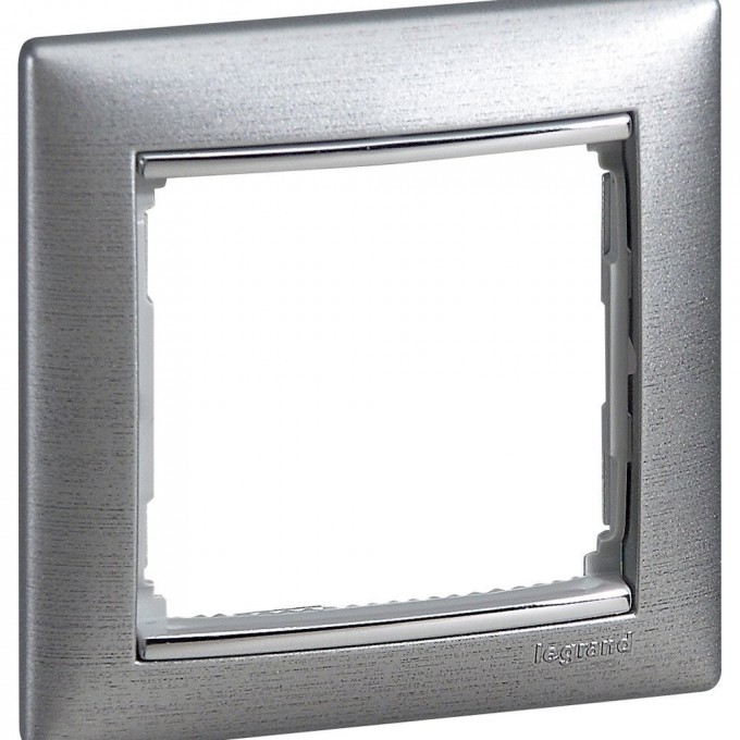 Рамка LEGRAND Valena 1 пост алюминий матовый 770331 Рамка LEGRAND Valena 1 пост алюминий матовый 770331