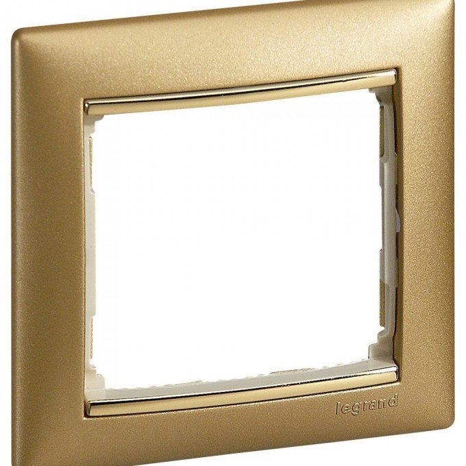 Рамка LEGRAND Valena 1 пост матовое золото 770301 Рамка LEGRAND Valena 1 пост матовое золото 770301