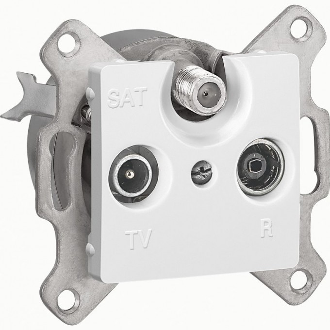 Розетка LEGRAND TV-FM-SAT Cariva оконечная 10/14 дБ 2150 МГц белый 773637 Розетка LEGRAND TV-FM-SAT Cariva оконечная 10/14 дБ 2150 МГц белый 773637