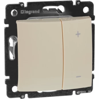 Кнопочный светорегулятор LEGRAND Valena 40-600 Вт/40-600 ВА слоновая кость Кнопочный светорегулятор LEGRAND Valena 40-600 Вт/40-600 ВА слоновая кость