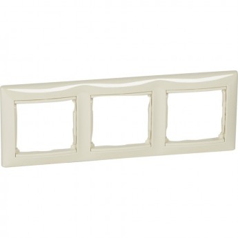 Рамка LEGRAND Valena 3 поста горизонтальный монтаж слоновая кость
