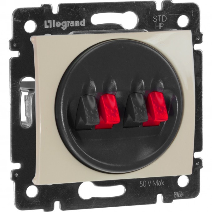 Розетка LEGRAND для колонок Valena двойная слоновая кость 774324 Розетка LEGRAND для колонок Valena двойная слоновая кость 774324