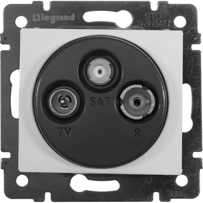 Розетка LEGRAND TV-FM-SAT Valena оконечная 10 дБ 2400 МГц белый 774436 Розетка LEGRAND TV-FM-SAT Valena оконечная 10 дБ 2400 МГц белый 774436