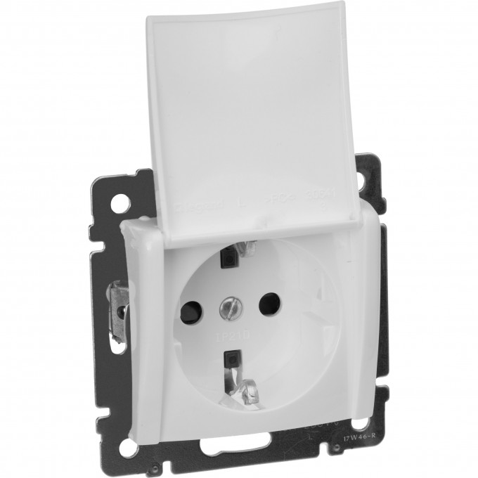 Силовая розетка LEGRAND Valena 2К+3 с откидной крышкой на винтах 10/16 А 230/250 В белый 774422 Силовая розетка LEGRAND Valena 2К+3 с откидной крышкой на винтах 10/16 А 230/250 В белый 774422
