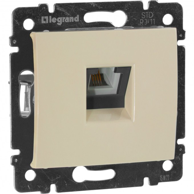 Телефонная розетка LEGRAND Valena RJ11 4 контакта 1 выход слоновая кость 774338 Телефонная розетка LEGRAND Valena RJ11 4 контакта 1 выход слоновая кость 774338