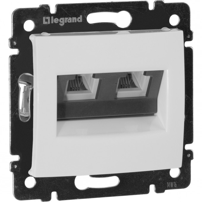 Телефонная розетка LEGRAND Valena RJ11 4 контакта 2 выхода белый 774439 Телефонная розетка LEGRAND Valena RJ11 4 контакта 2 выхода белый 774439