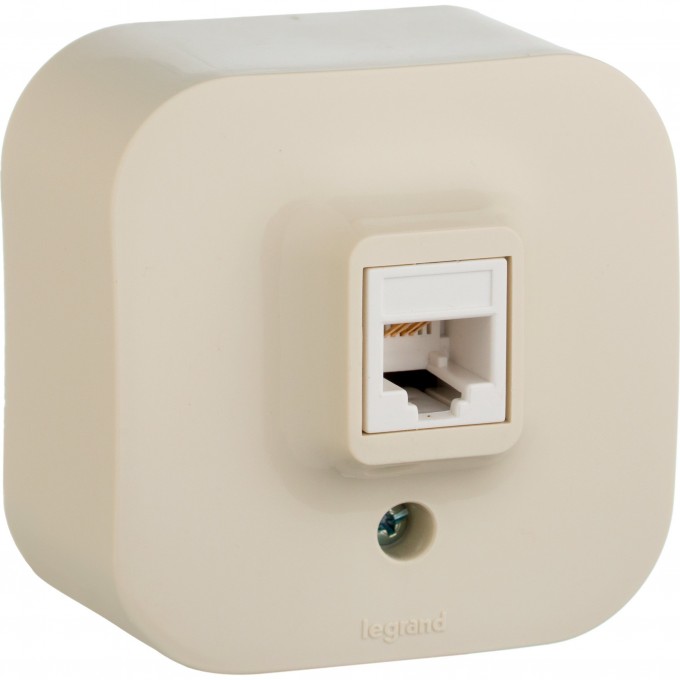 Розетка LEGRAND RJ11 одиночная слоновая кость 782244 Розетка LEGRAND RJ11 одиночная слоновая кость 782244
