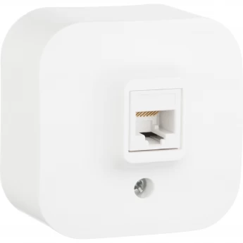 Розетка LEGRAND RJ45 категория 5e UTP Quteo IP 20 белый Розетка LEGRAND RJ45 категория 5e UTP Quteo IP 20 белый