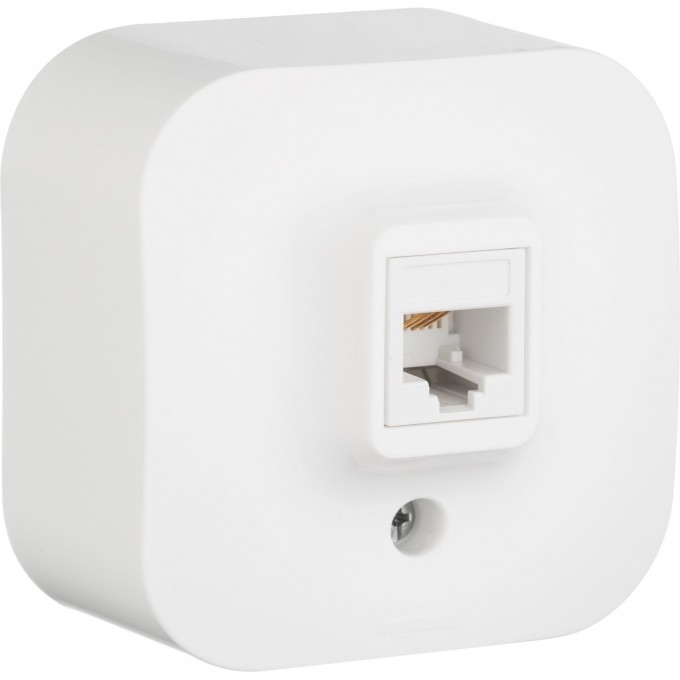 Телефонная розетка LEGRAND RJ11 Quteo IP 20 белый 782214 Телефонная розетка LEGRAND RJ11 Quteo IP 20 белый 782214